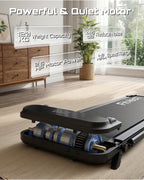 Løbebånd med motordetaljer i hjemmemiljø